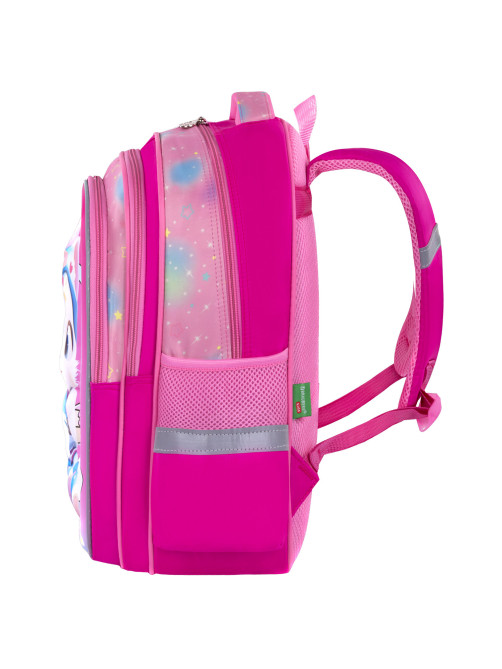 Рюкзак BRAUBERG KIDS FLOSSY, 2 отделения, 3 кармана, 
