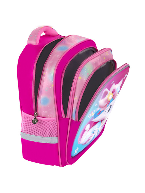 Рюкзак BRAUBERG KIDS FLOSSY, 2 отделения, 3 кармана, 