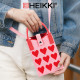 Сумочка-органайзер повседневная HEIKKI KNIT (ХЕЙКИ) кросс боди, вязаная, 17х12х5 см, 