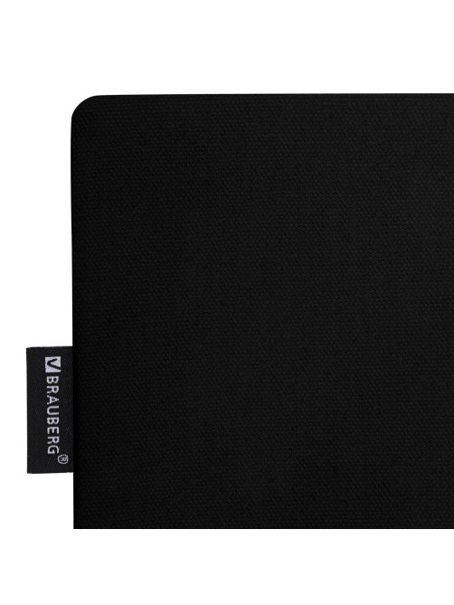 Сумка шоппер BRAUBERG PREMIUM, канвас, 40х35 см, на кнопке, карман, черный, 