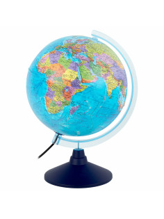 Глобус интерактивный + очки VR, политический, GLOBEN, 25 см с подсветкой, INT12500304
