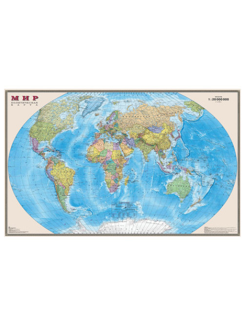 Карта настенная 