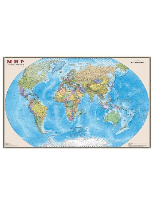 Карта настенная 