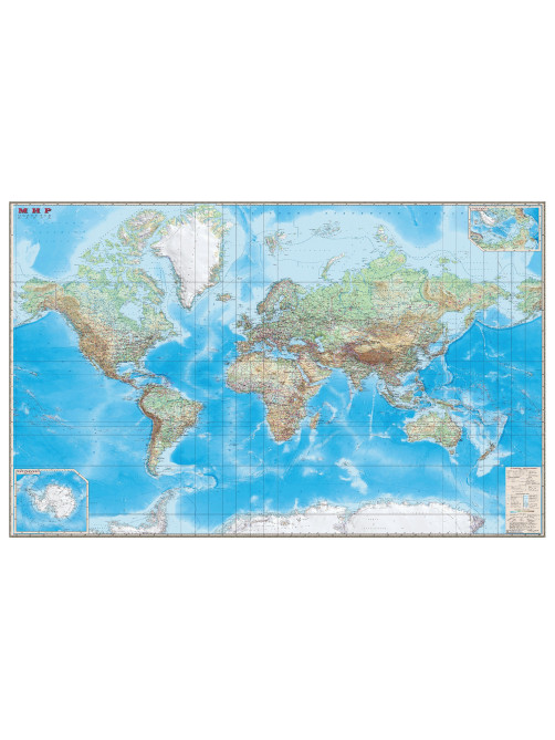 Карта настенная 