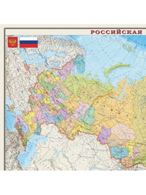 Карта настенная 