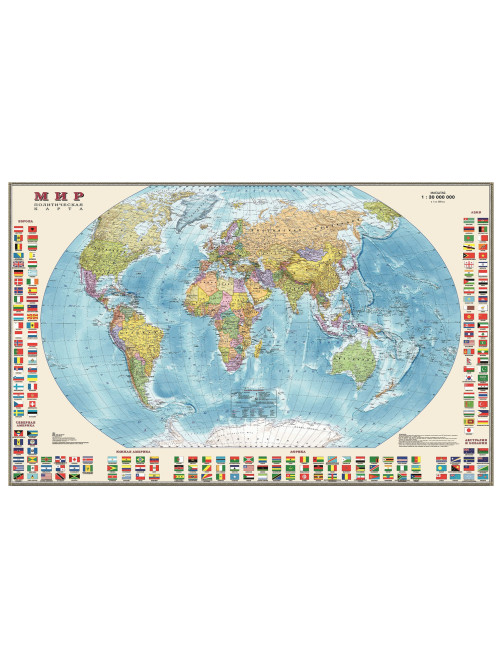 Карта настенная 
