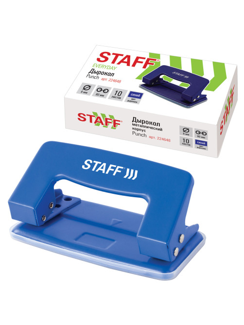 Дырокол металлический STAFF 