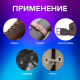 Люверсы серебристые КОМПЛЕКТ 250 шт., внутренний диаметр 4,8 мм, длина 4,6 мм, BRAUBERG, 272765