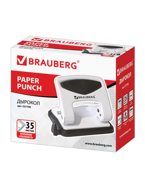 Дырокол металлический BRAUBERG 