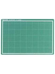 Коврик (мат) для резки BRAUBERG 3-слойный, А3 (450х300 мм), двусторонний, толщина 3 мм, зеленый, 236904