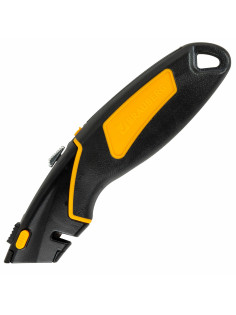 Нож универсальный мощный цинковый BRAUBERG METALLIC PRO, автофиксатор, резиновые вставки, 238738