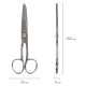 Ножницы цельнометаллические BRAUBERG 