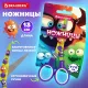 Ножницы 130 мм, сиреневые, с цветной печатью 