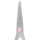 Ножницы BRAUBERG KIDS 130 мм, ручки розовые, закругленные лезвия с линейкой, 274063