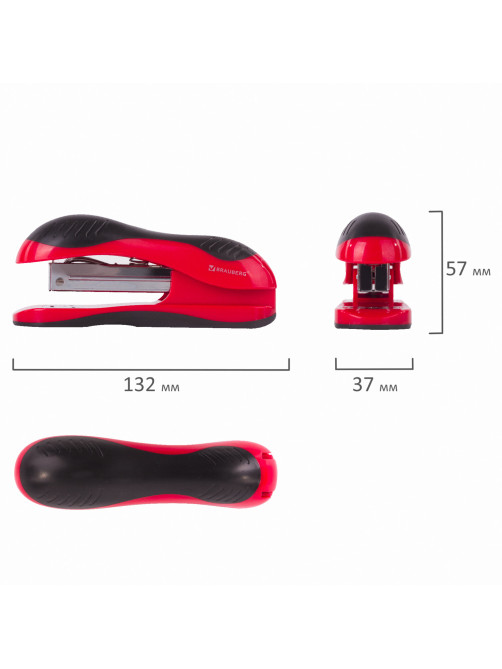 Степлер №24/6, 26/6 BRAUBERG 