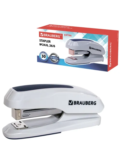 Степлер №24/6, 26/6 BRAUBERG 