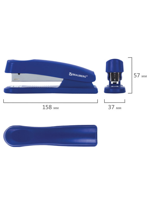 Степлер №24/6, 26/6 BRAUBERG 