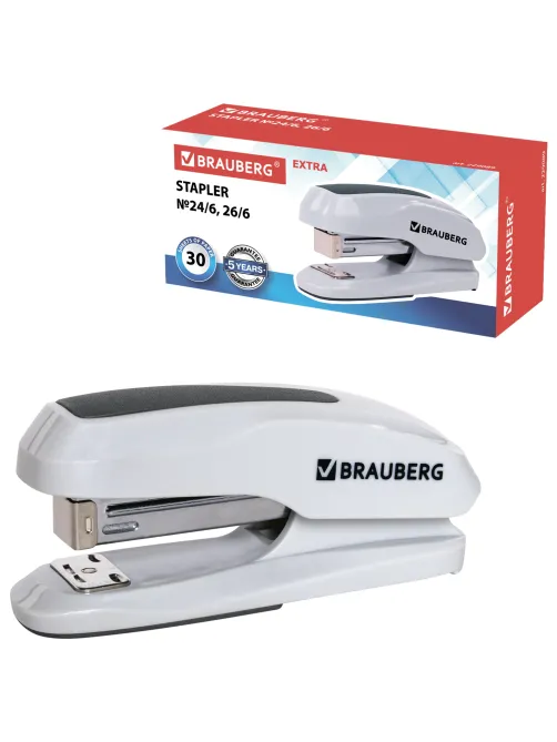 Степлер №24/6, 26/6 BRAUBERG 