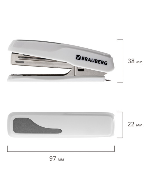 Степлер №10 BRAUBERG 