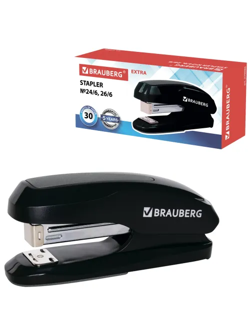 Степлер №24/6, 26/6 BRAUBERG 