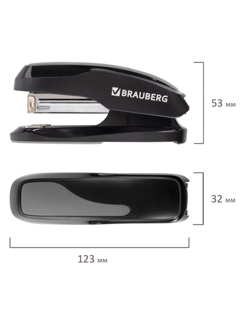 Степлер №24/6, 26/6 BRAUBERG 