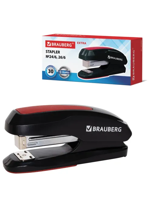 Степлер №24/6, 26/6 BRAUBERG 