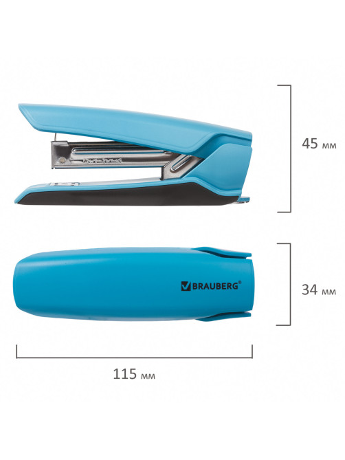 Степлер №24/6, 26/6 BRAUBERG 