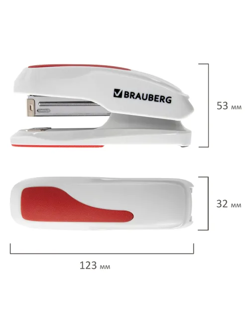 Степлер №24/6, 26/6 BRAUBERG 