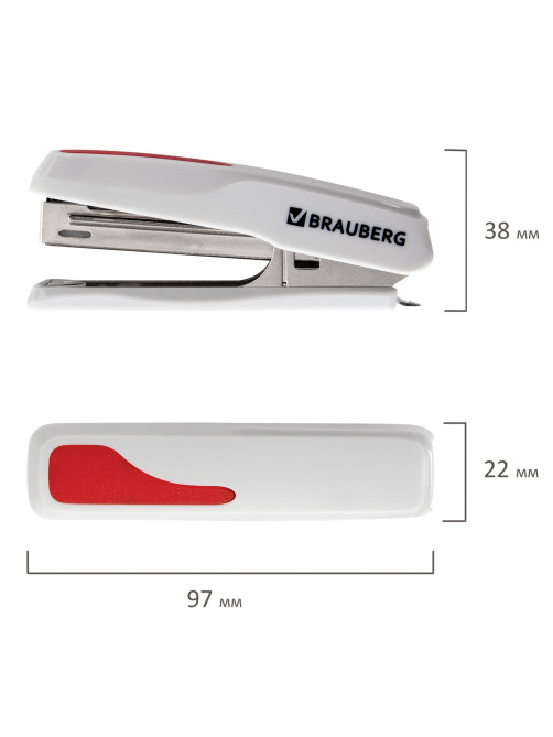 Степлер №10 BRAUBERG 