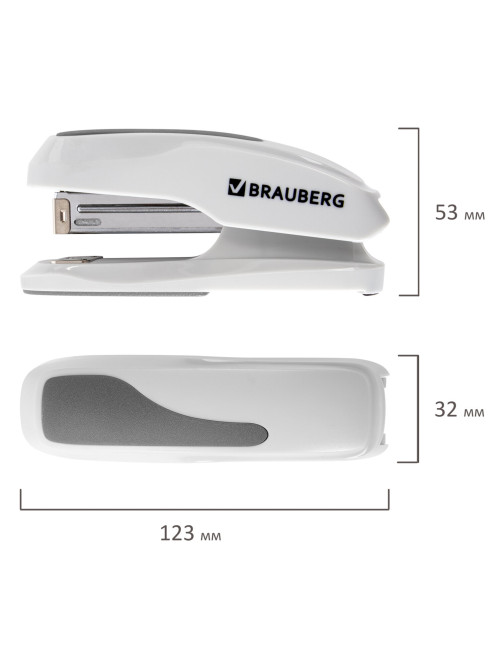 Степлер №24/6, 26/6 BRAUBERG 