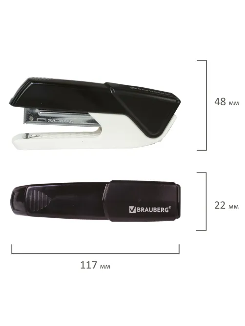Степлер №24/6, 26/6 BRAUBERG 