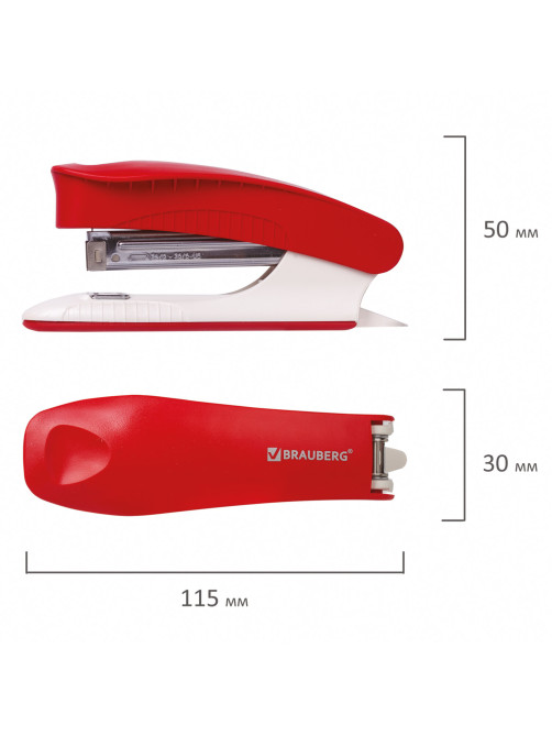 Степлер №24/6, 26/6 BRAUBERG 