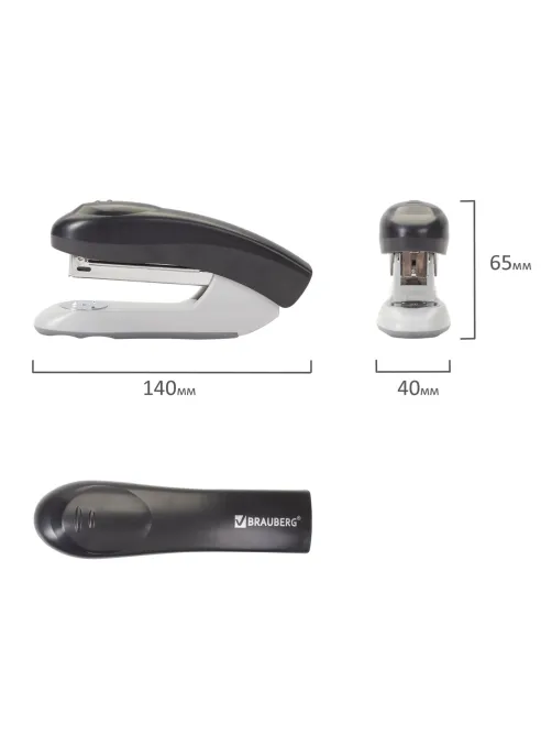 Степлер №24/6, 26/6 BRAUBERG 