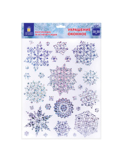 Наклейка для окон, 30х38 см, 