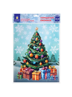Наклейка для окон двусторонняя, 30х38 см, 