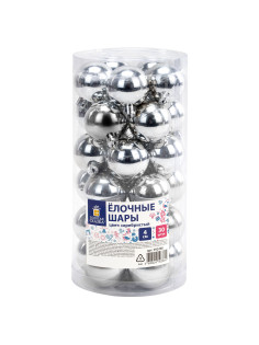 Шары ёлочные 30 шт., 4 см, 