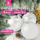 Шары ёлочные 6 шт., 6 см, 