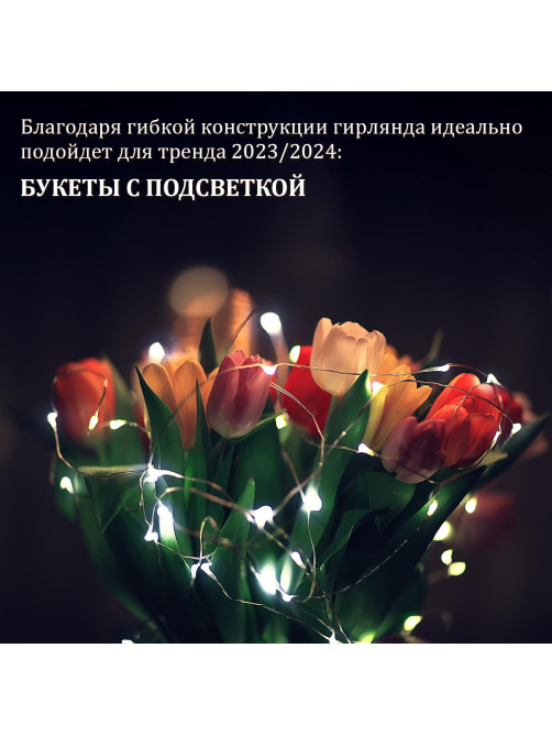 Электрогирлянда-нить комнатная 