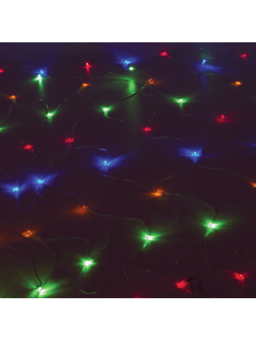 Электрогирлянда-сеть комнатная 1,5х1,5 м,160 LED, мультицветная, 220 V, контроллер, ЗОЛОТАЯ СКАЗКА, 591106