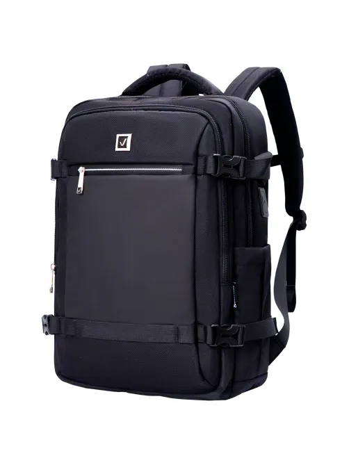 Рюкзак BRAUBERG FUNCTIONAL с отделением для ноутбука, 2 отделения, USB-порт, Solid, 46х31х15 см, 272575