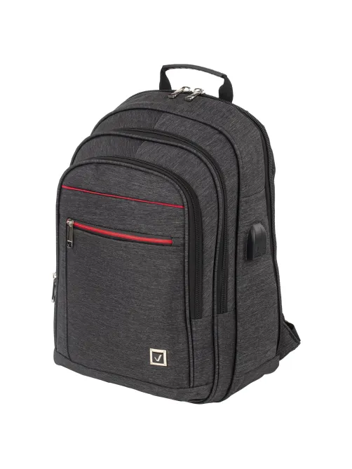 Рюкзак BRAUBERG FUNCTIONAL с отделением для ноутбука, 3 отделения, USB-порт, 