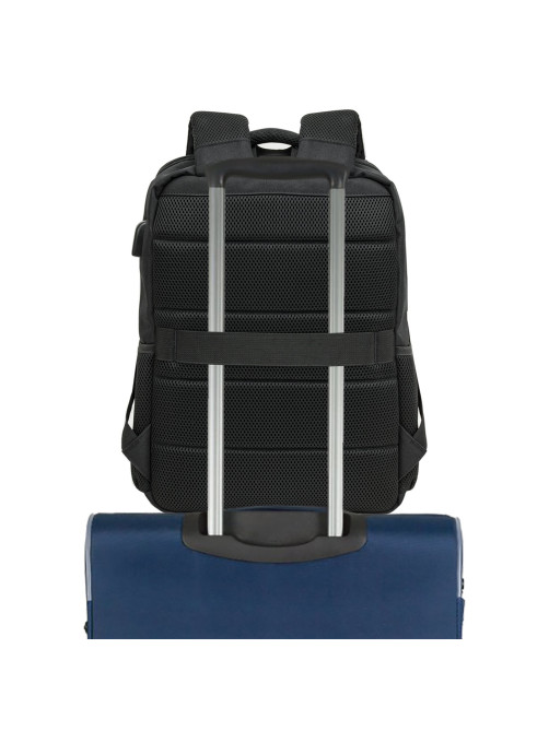 Рюкзак BRAUBERG FUNCTIONAL с отделением для ноутбука, USB-порт, багажная лента, 