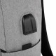 Рюкзак HEIKKI ACTIVE (ХЕЙКИ) универсальный, отделение для ноутбука, USB-порт, серый, 44х31х14 см, 272561