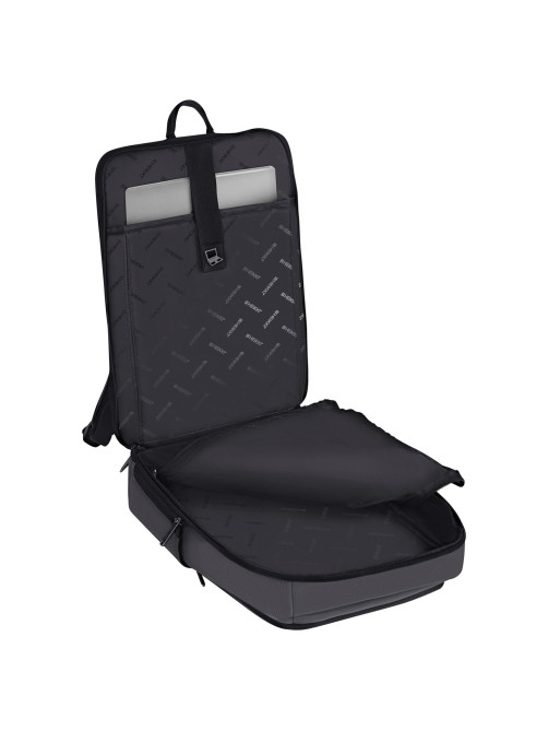 Рюкзак HEIKKI ELECT (ХЕЙКИ) универсальный, отделение для ноутбука, USB-порт, серый, 44х30х16 см, 273863