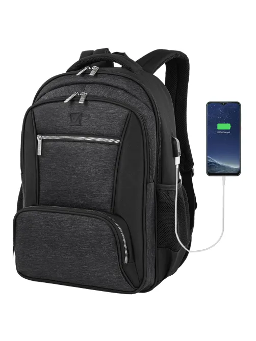 Рюкзак BRAUBERG FUNCTIONAL с отделением для ноутбука, 2 отделения, USB-порт, 
