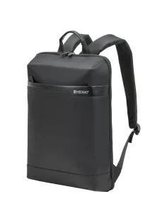 Рюкзак HEIKKI HIGH TECH (ХЕЙКИ) с отделением для ноутбука, черный, 43x28x12 см, 272589