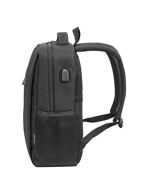 Рюкзак BRAUBERG FUNCTIONAL с отделением для ноутбука, USB-порт, багажная лента, 
