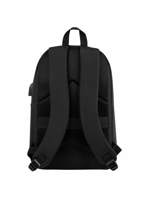 Рюкзак HEIKKI ACTIVE (ХЕЙКИ) универсальный, отделение для ноутбука, USB-порт, черный, 44х31х14 см, 272560