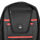 Рюкзак HEIKKI HIGH TECH (ХЕЙКИ) с отделением для ноутбука, USB-порт, черный, 46x30x10 см, 272588