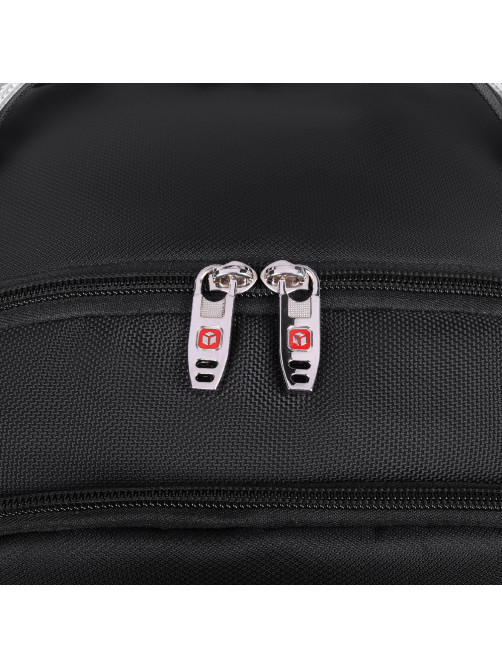 Рюкзак GERMANIUM UPGRADE Max, 3 отделения, отделение для ноутбука, USB-порт, UP-5, черный, 49х34х24 см, 271669